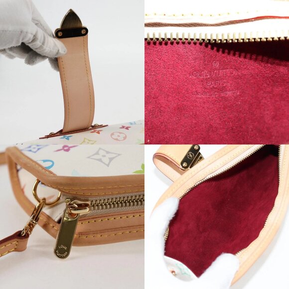 LOUIS VUITTON Multicolor Shirley Shoulder Bag White M40049 LV Auth 127636V - Picture 15 of 15